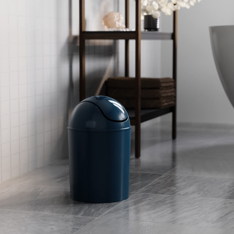 Umbra 1.25 Gallon Mini Waste Can with Removable Swing-Top Lid