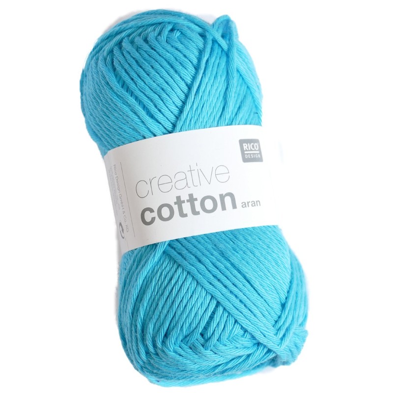Rico Creative Cotton Aran 37 Sky Blue