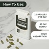 Certified Organic Spirulina & Chlorella Capsules | 1000 mg per