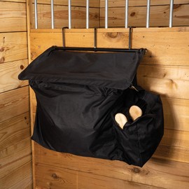 Dura-Tech Framed Stall Front Bag | Easy Load Top | Extra Pocket | Various Color - Black