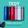 TEQY Thermos Flask with LED Display, 500 ml, Stainless Steel