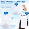 uuffoo Cordless LED Table Lamp with Speaker Shower Lamp Patio
