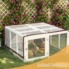 Curfakul Clear Tarps Heavy Duty Waterproof 8x10 FT - Plastic