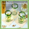 Ibambo Bamboo Cocktail Napkins - 50 Pack, 2-Ply, Ecofriendly Beverage
