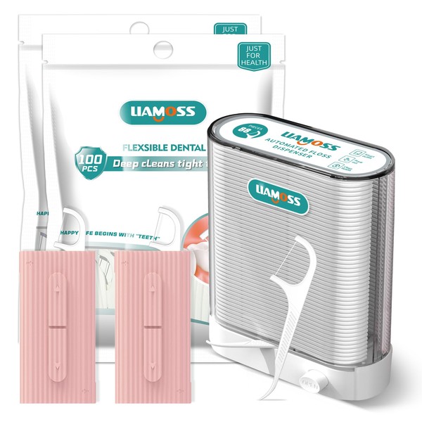 308 Count Dental Floss Picks wiht Floss Dispenser-Professional Dental Oral