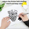 Artist Drawing Tablet Gloves Two Finger Graphics Painting Glove Free
