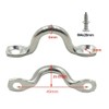 QLXHBOT M8 316 Stainless Steel Bimini Boat Top PAD Eye,