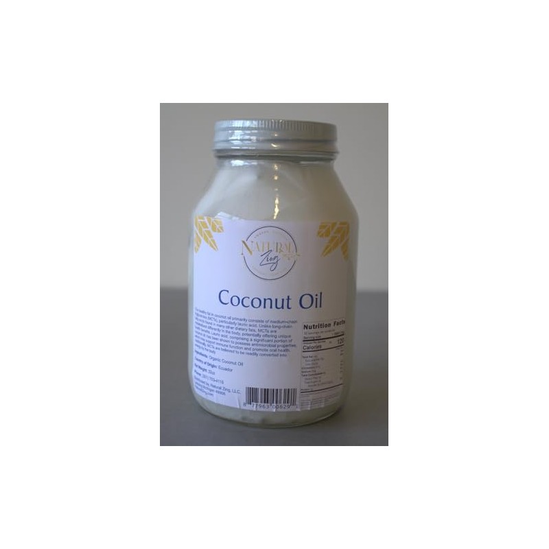 Coconut Oil (Organic, Raw, Virgin) 16 oz (16 oz)