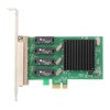 PCIe Network Card 4 Port 1000Mbps Transmission PCI Express 1.1