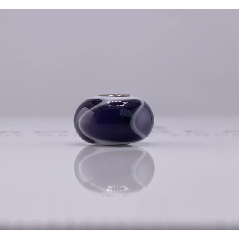 Trollbeads Purple Armadillo Retired 2016 Glass Bead