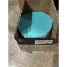 High Teck (50 Sheets) High Teck 180 Grit 6" Sanding Discs Hook & Loop Green Sandpaper