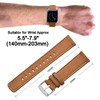 ANNEFIT 22mm Watch Band, Quick Release Genuine Leather Replacement Strap