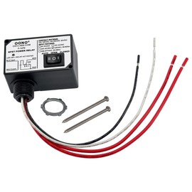 AC120V Power Relay Module SPSP-NO + Override Switch, 10Amp 125VAC, 6A 250VAC/30Vdc, Plastic Enclosure and Pre-Wired