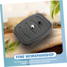 LALAFINA 2pcs Quick Release Tripod Plates for Camera Durable Mount Adapter Compatible with Tripod Head Easy Installation for DSLR Photography Accessory