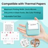 Sticker Printer - Mini Thermal Printer with Stickers, Inkless Sticker