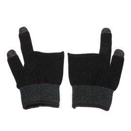 BESTonZON 1 Pair Two-finger Gaming Gloves Full Finger Hand Protection Gaming Finger Sleeves Thumb Sleeves Mobile Gaming Gloves for Men Finger Gloves for Game Eat Chicken Man Winter Spandex
