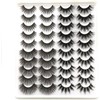 HANSPY False Eyelashes, Fluffy Crossed Faux Mink Eyelashes, 4 Styles,