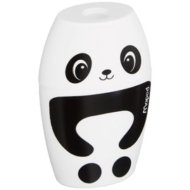Maped Shaker 34013 Panda Pencil Sharpener, Black and White