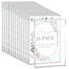 EHWINE 16 Pack 8.5 x 11 Acrylic Sign Holder Wall