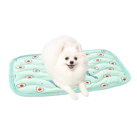 SHIAOMIN Pet Cooling Bed Mat - Dog Cat Bed Mat Dog Cushion Pad Summer Cool Mat for Cats Dogs (Green, Large)
