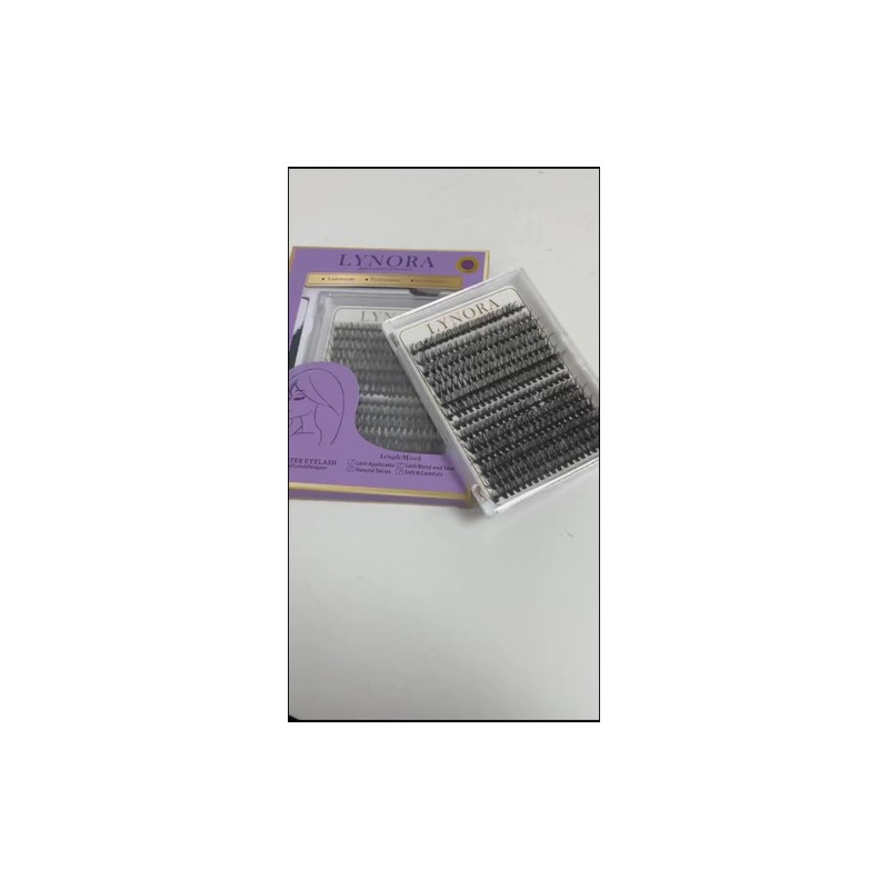 Kit De Extensiones De Pestañas 30d+40d Lash Curvatura 9-16m