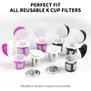 100 Count Fanativita K Cup Filters Disposable with Genius Lid