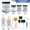 LIFVEAN Epoxy Countertop Paint Refinishing Kit, Kitchen Bathroom Glossy Coating