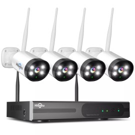 Hiseeu 16CH HD NVR 3MP WIFI CCTV Security Camera System Kit Outdoor