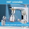 FORMVERSITY Water Saver Tap Attachment Swivel Stainless Steel Material 360°