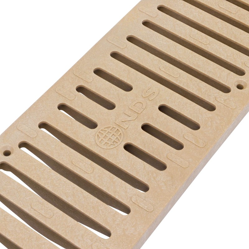 NDS 244 Spee-D Channel Drain Grate, Plastic, 4-1/8-Inch wide X