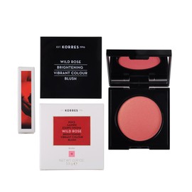 Korres Wild Rose Brightening Vibrant Colour Blush No 12 Golden Pink, 5.5gr