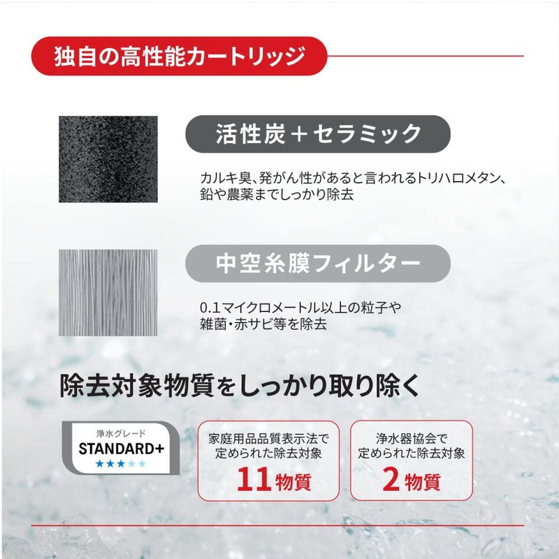Cleansui CB023W-WT Water Filter, Direct Connection to Faucet, CB Series,