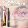 Lapiz de Cejas, boligrafo efecto microblading, cejas abundantes. Color Negro,