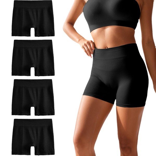 newnice Seamless Boyshorts Slip Shorts Under Dresses Women's High Waisted