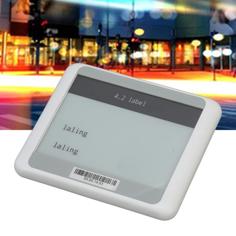 4.2in TFT Screen Electronic Shelf Label Bluetooth Connection Price Tag