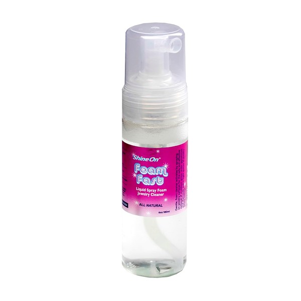 ShineOn Foam Fast Liquid Spray Foam Jewelry Cleaner for Gemstones,
