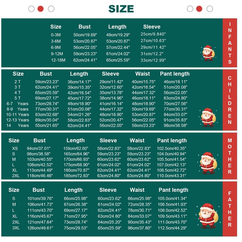 1 Christmas Pyjamas Set