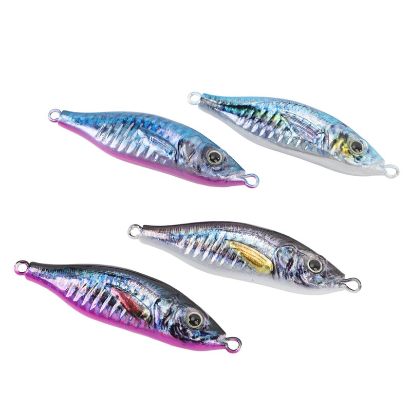 Fishing Lures 3D Spray Painting Simulated Luminous Iron Fishing Baits