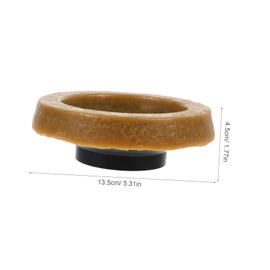 Operitacx Toilet Wax Ring Replacement Kit with Flange Toilet Sealing Ring for Easy Installation Leak Design and Waste Line Connection