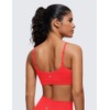 CRZ YOGA Sujetador Deportivo Mujer Butterluxe Ajustable Espagueti Strap con