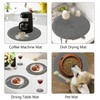 Homcomodar Round Table Place Mats Set of 6 Heat Resistant