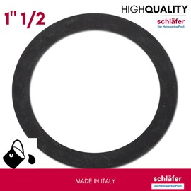 Schläfer 1847 | Pack of 10 - Seal Set for Odour Traps | 1 1/2 Inch | Seal Assortment for Siphons | Made of Rubber | Rubber Seals 34/45 for Connection in 32/40 | Rubber Seals 1 1/2