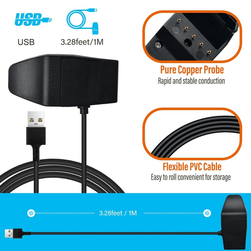 KELEFET for Garmin TT15 T5 Charger Replacement Dog Barking Charging