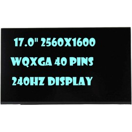 New KrystalPix LCD Display FITS- Screen Replacement for MSI Raider GE78 HX 13VI-079US Non-Touch Led LCD Screen 17" WQXGA 2560x1600 240Hz 40 Pin New Gaming Display