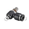 sourcing map Push to Connect Air Flow Control Valve,Elbow,4mm OD
