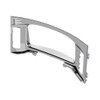 CTW Chrome Plastic Center Dash Instrument Bezel Fits 2018-2023 Freightliner