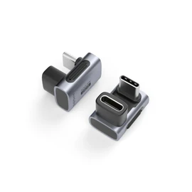 Hagibis Adaptador USB C de 240 W 40 Gbps 8K, paquete de 2 adaptadores USB-C macho a hembra, conector USB4 para Thunderbolt 4/3, ROG Ally, cubierta de vapor, interruptor, acoplamiento, Mac, tablet