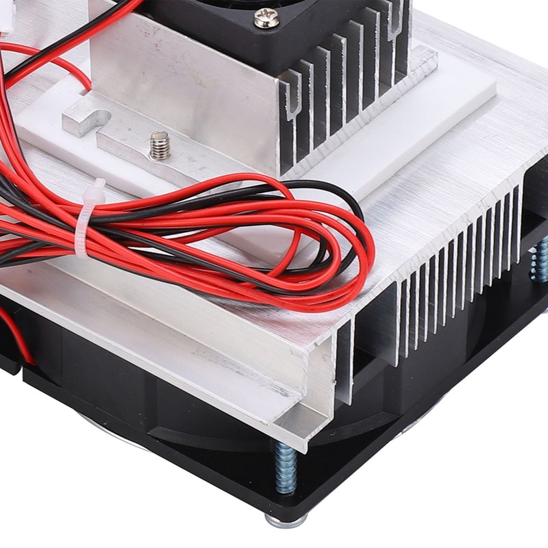 Thermoelectric Refrigeration Cooling System 2‑Core Semiconductor Cooler Air Conditioning DC12V