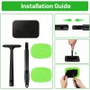 22" Interior Windshield Cleaning Tool Kit Car Window Glass Wiper