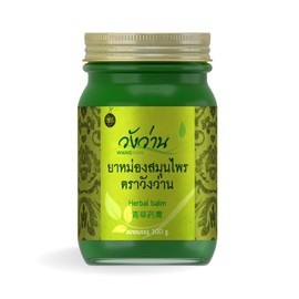 Wangwan Thai Balm - Natural Herbal Ointment for Soothing and Relaxation, Back, Neck, Knee, Shoulder, Foot Massage (Large 3.52 OZ SL Green Balm)